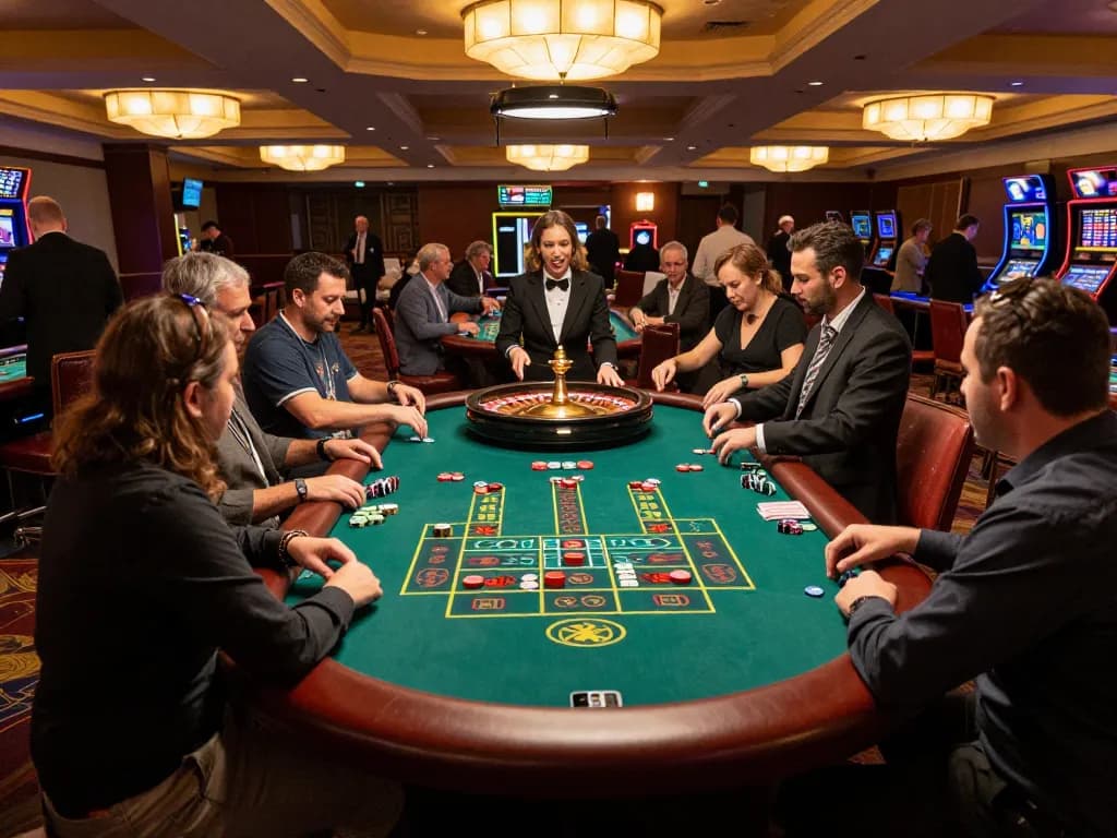 Go 88 players engaged in an exciting roulette game, placing bets and enjoying the atmosphere