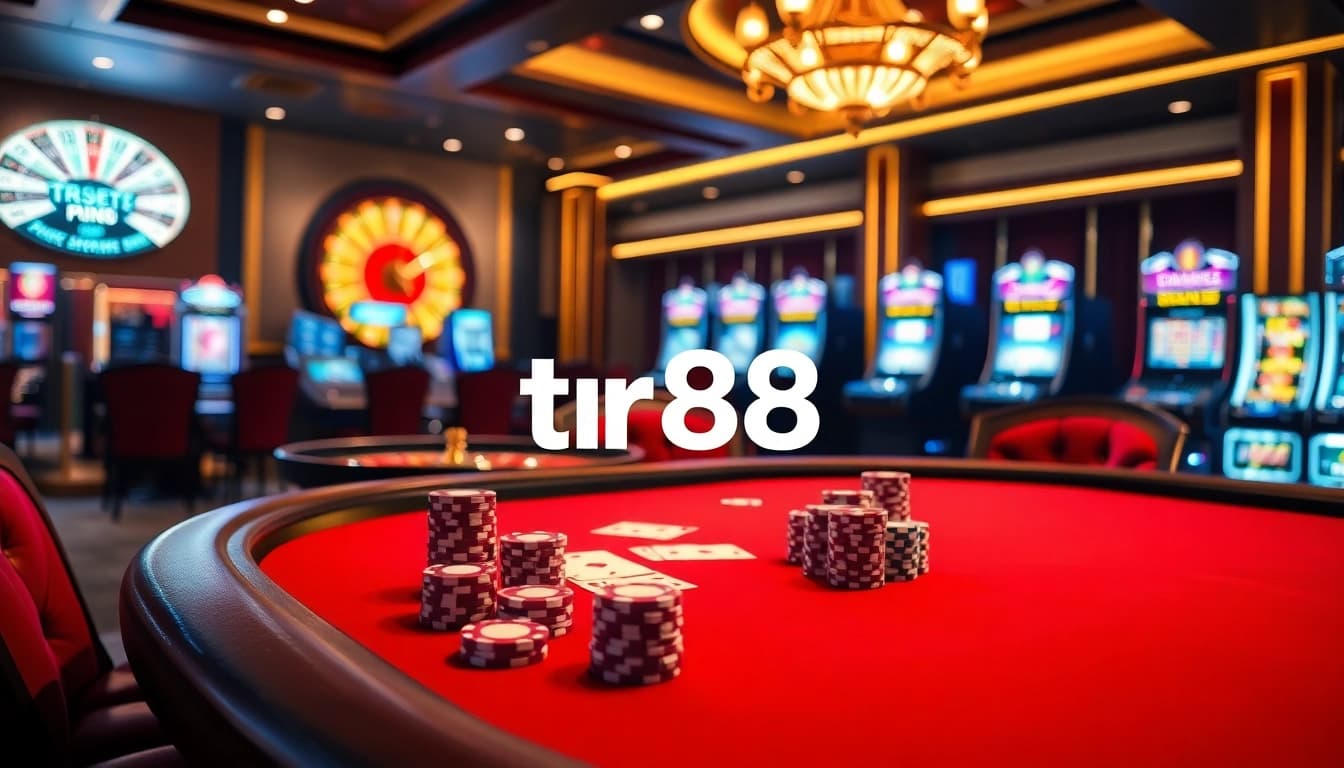 Experience thrilling games at tr88's luxurious casino with vibrant poker and roulette.