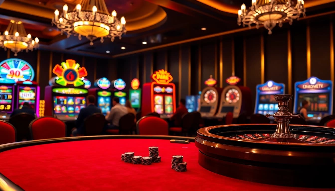 Players at a vibrant poker table at https://188v.today/ experiencing thrilling high-stakes gambling.