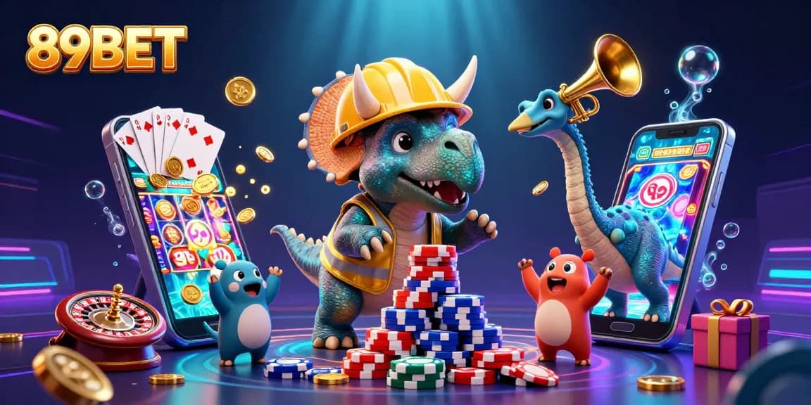 Engage with exciting gaming rewards at 89BET with vibrant visuals from the casino world.