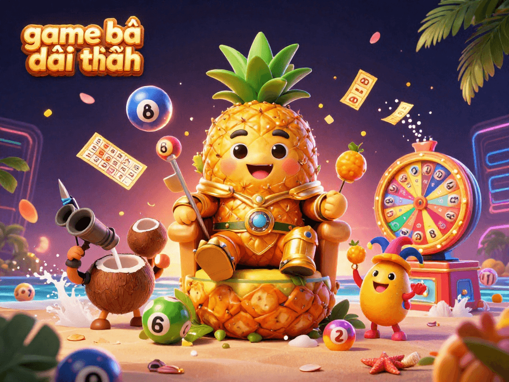 Engage in game bài đổi thưởng with vibrant golden characters and dynamic casino elements in an ultra-detailed illustration.