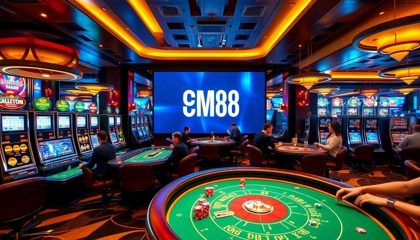 Experience the thrill of gaming at CM88 with vibrant casinos featuring engaging table games and slots.