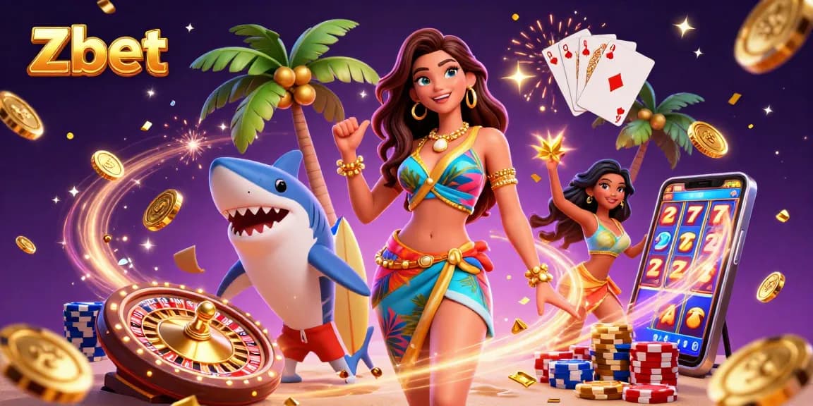 Zbet offers exciting slots and casino games featuring a glamorous beach theme.
