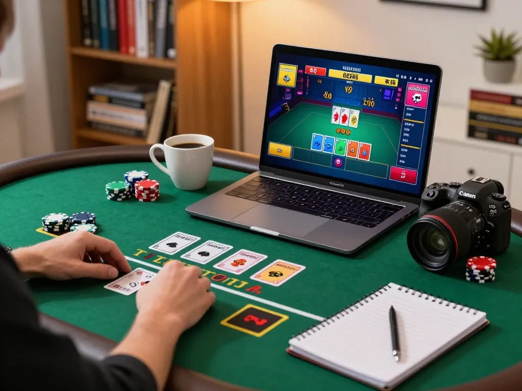 Experience strategic gameplay with 99ok in a cozy online blackjack setup