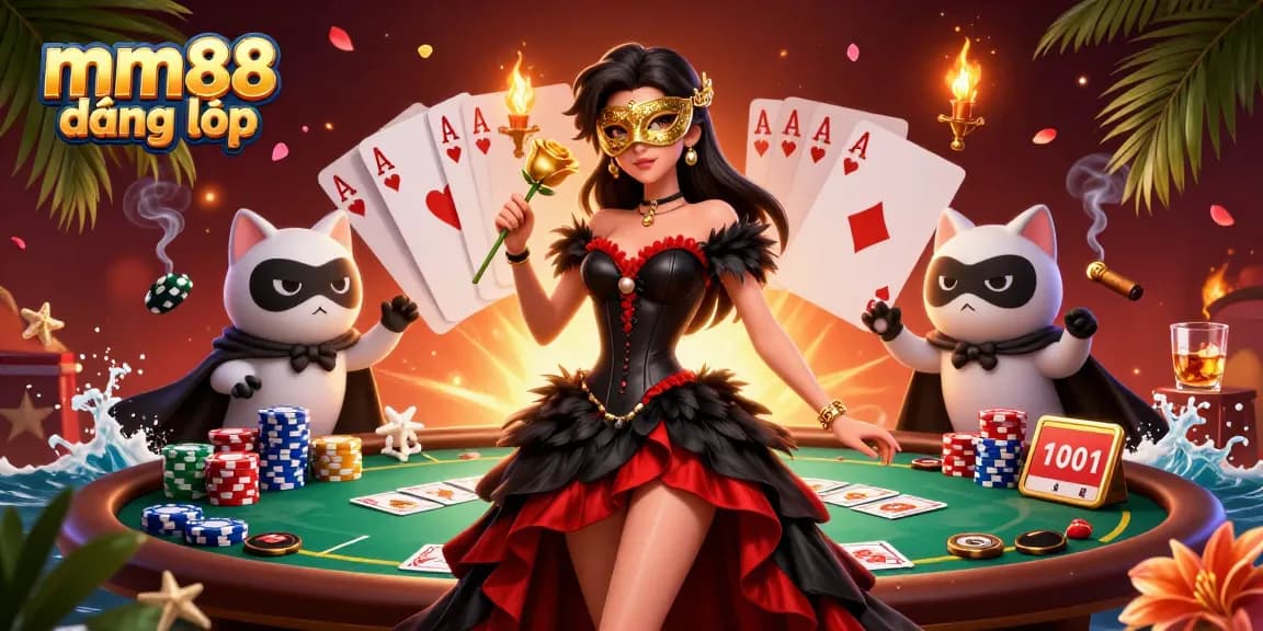 Experience the engaging mm88 đăng nhập scene with dynamic poker elements and stunning visuals.
