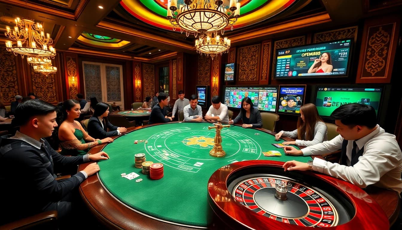 Experience the thrill of winning at OPEN88 with vibrant casino games and vibrant atmosphere.