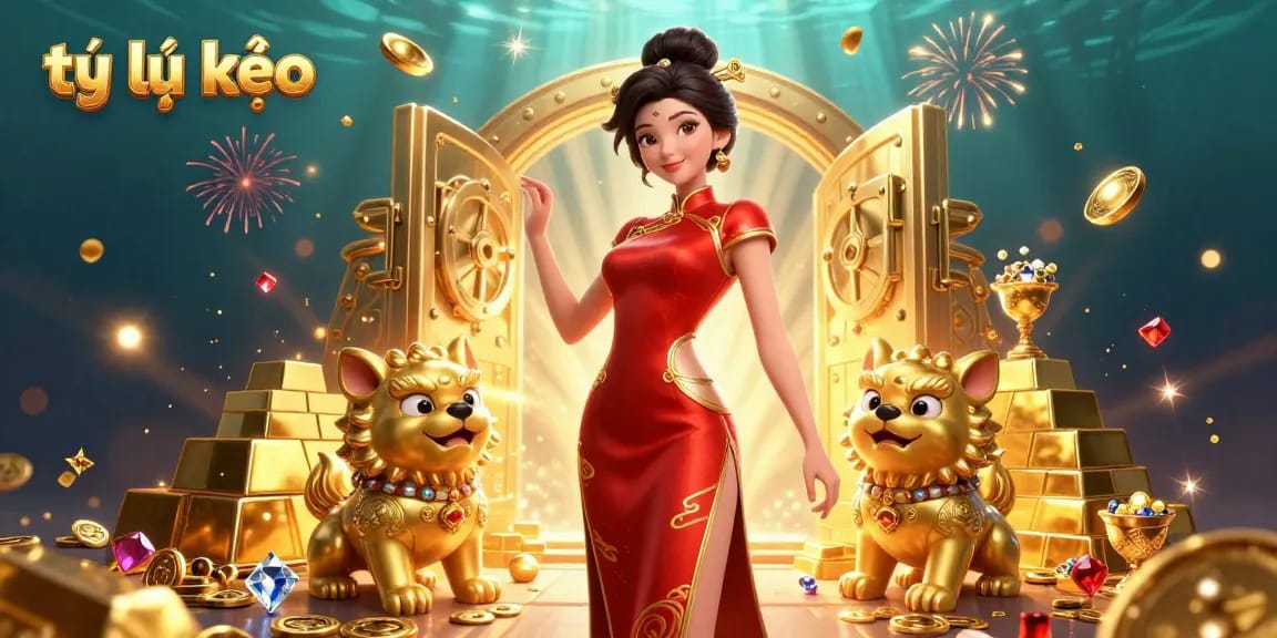 Experience thrilling tỷ lệ kèo with an Asian glamour theme amidst dazzling casino treasures.
