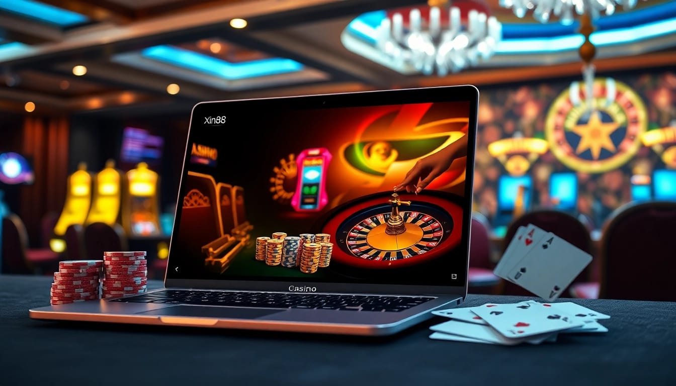 Experience thrilling online gaming at https://xin88hv.site/ with vibrant casino visuals and interactive elements.
