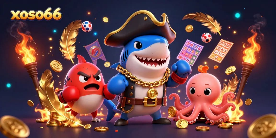Engage with xoso66 in an exciting lottery atmosphere featuring dynamic characters and colorful elements.