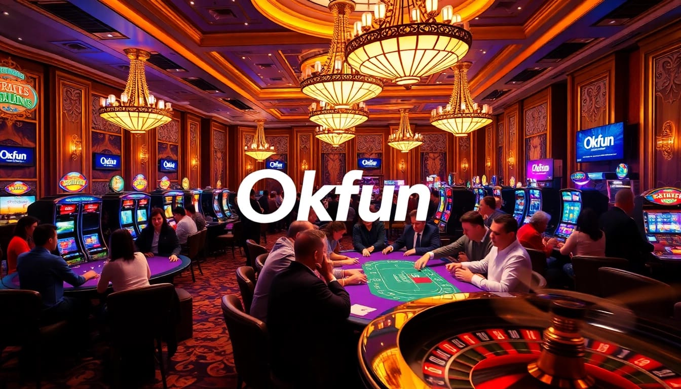 Experience the thrill of poker at Okfun's vibrant casino with engaging games and exciting atmosphere.