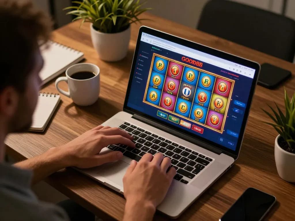 Engaging online gaming session on GOOD88a, showcasing colorful slot game action