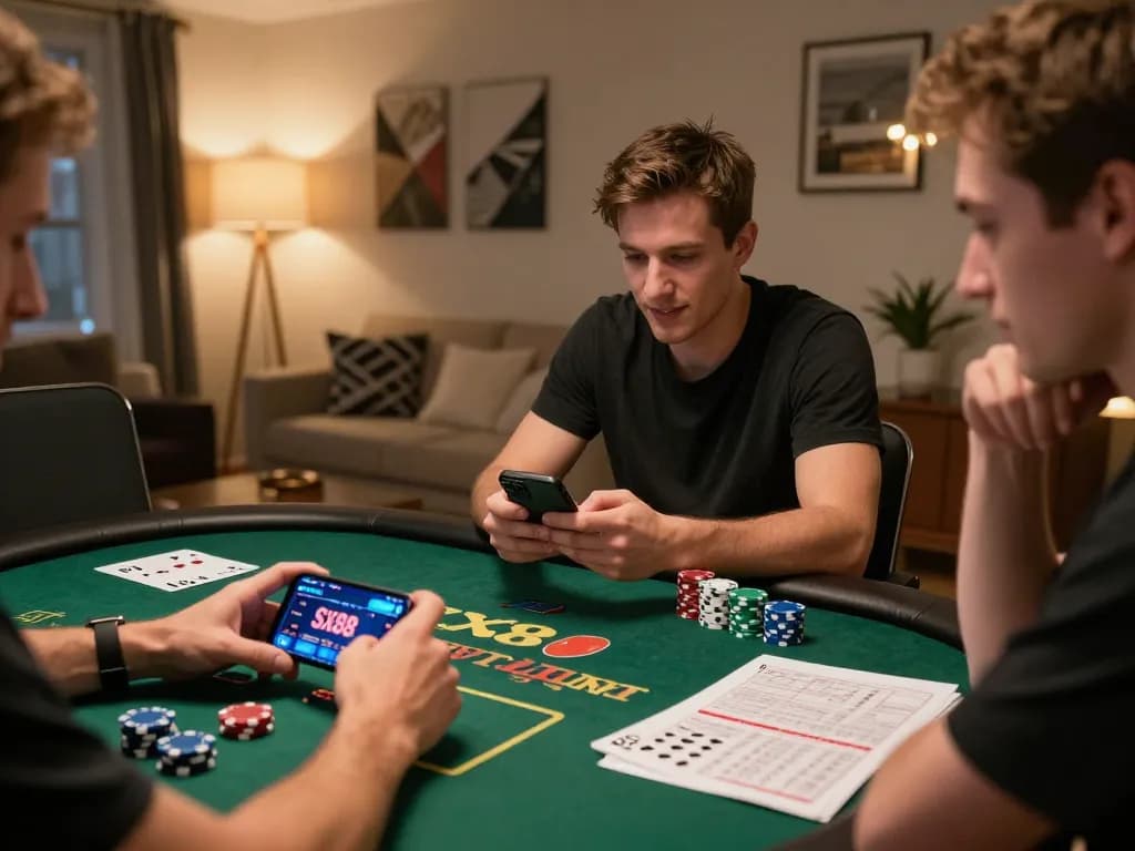 Sparking excitement in online gaming with the SX88 link interface on a smartphone, highlighting engaging gameplay.