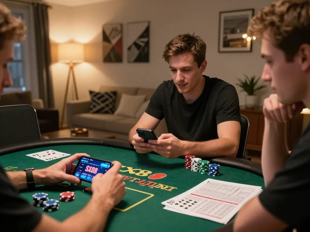 Sparking excitement in online gaming with the SX88 link interface on a smartphone, highlighting engaging gameplay.