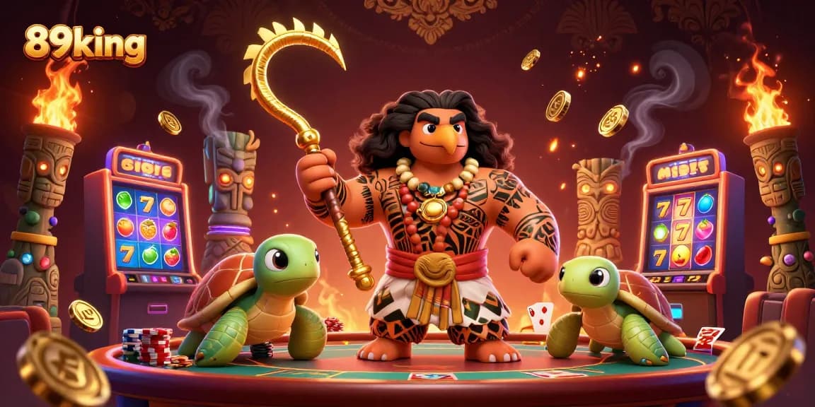 Experience thrilling slot action with 89king featuring vibrant characters and enticing casino elements.