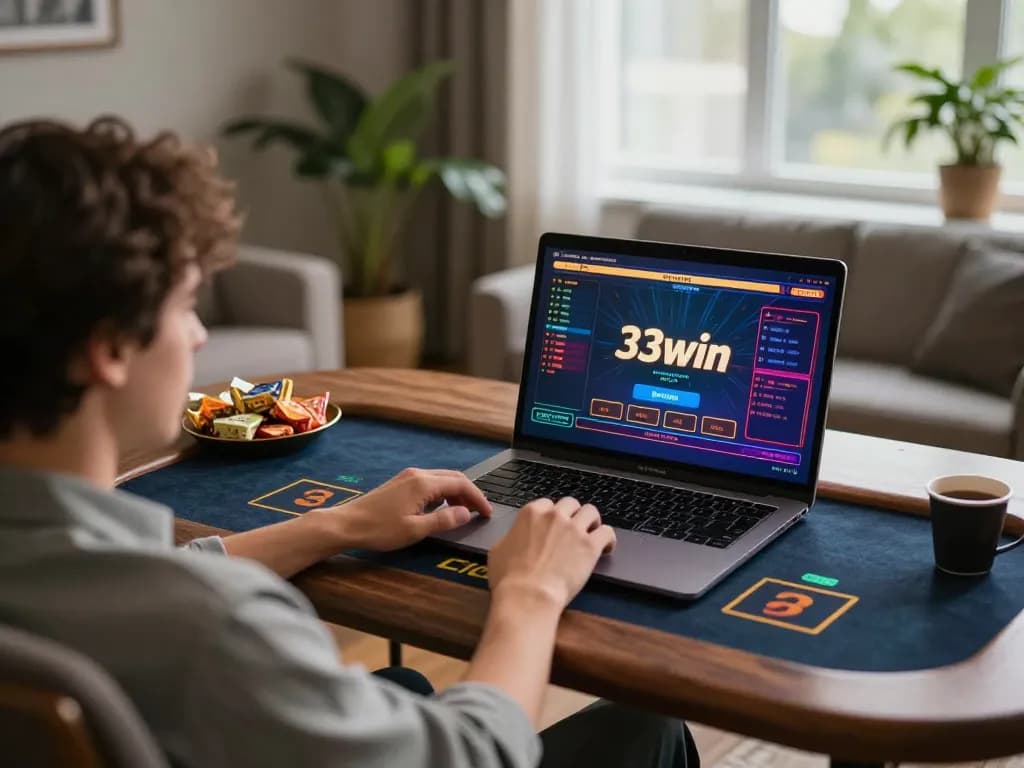 Experience live dealer games on 33win with a comfortable and engaging setup for gaming