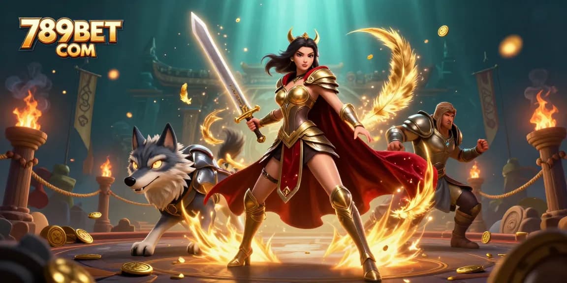 Experience thrilling gameplay at 789BET COM with energized warriors and stunning battle effects.