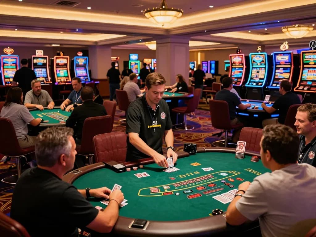 Hitclub players engaged in a thrilling blackjack game, showcasing strategic gameplay and casino excitement