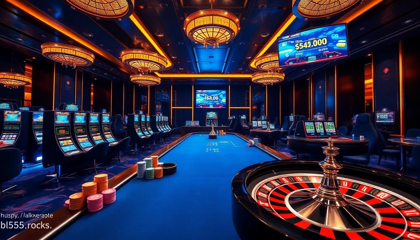 Experience the excitement of gaming at https://bl555.rocks/ with vibrant casino elements.