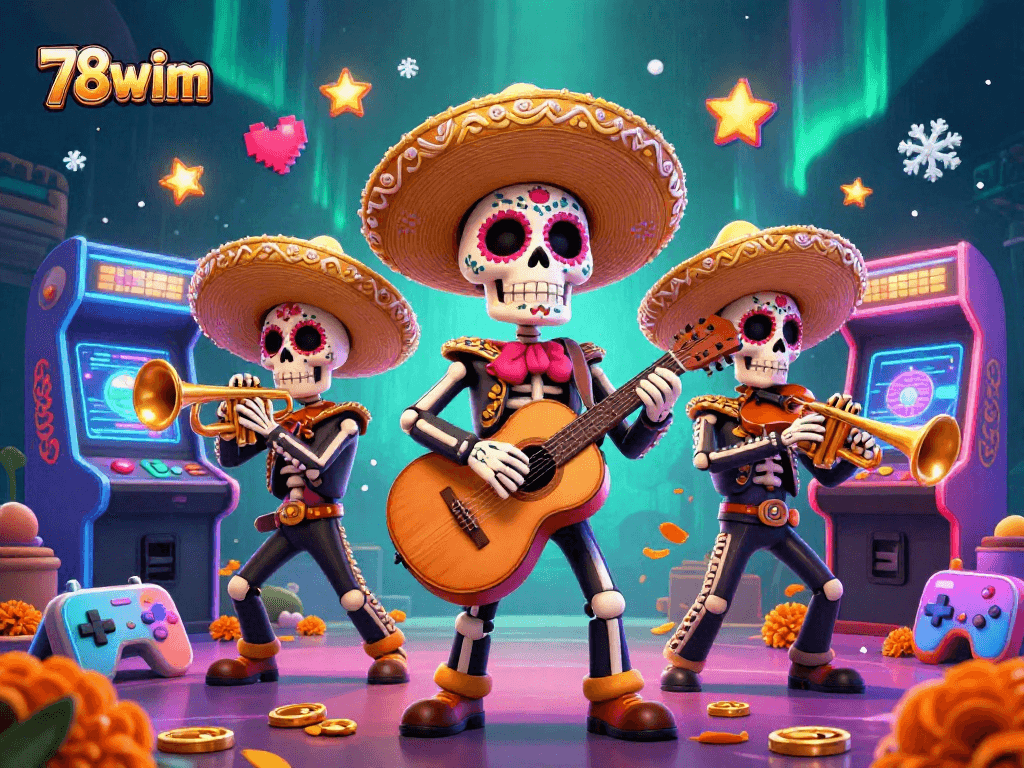 Experience thrilling action at 78wim with colorful characters and vibrant casino game elements.