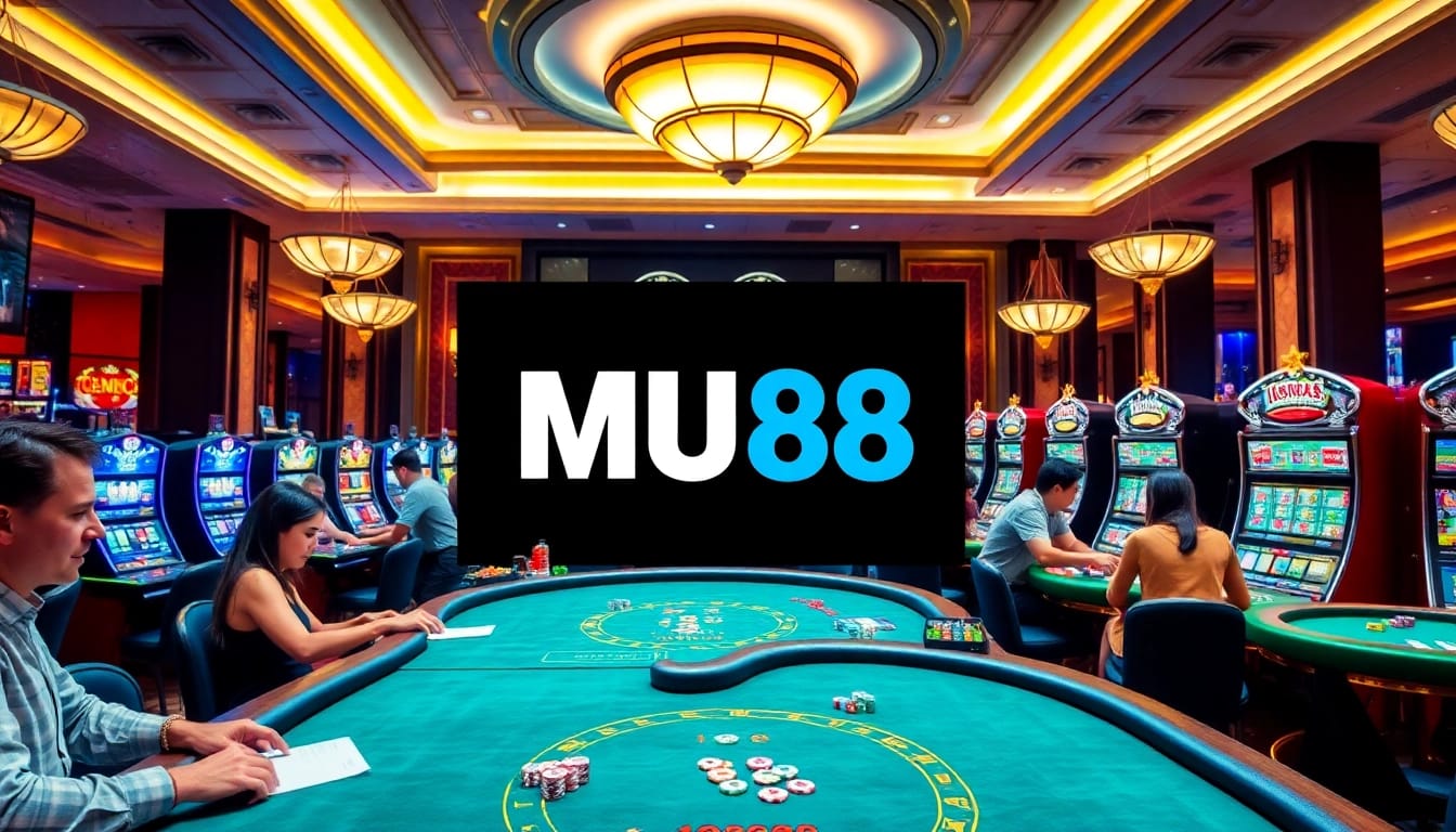 Experience thrilling gameplay at MU88 casino with exciting poker games and vibrant slot machines.