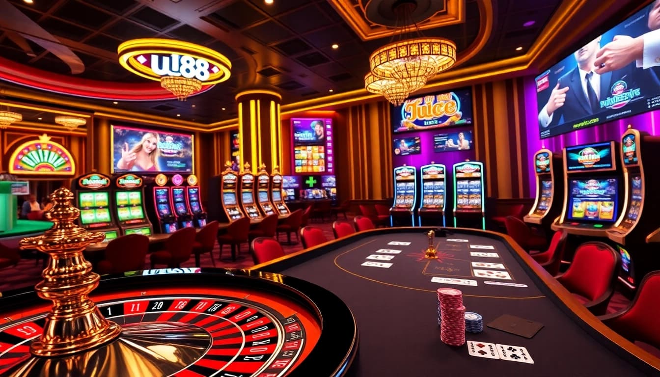 Experience thrilling casino gaming at uu88 with vibrant tables and dynamic online gameplay.