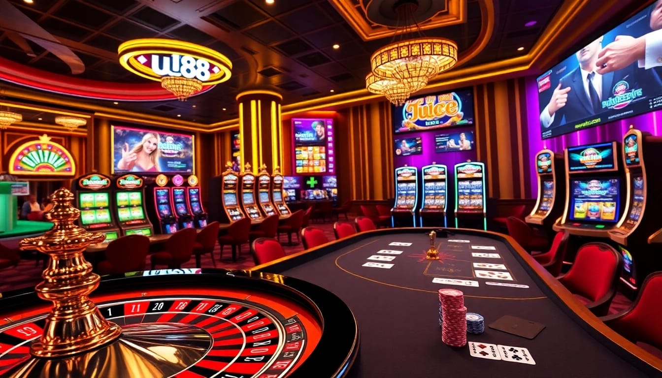 Experience thrilling casino gaming at uu88 with vibrant tables and dynamic online gameplay.