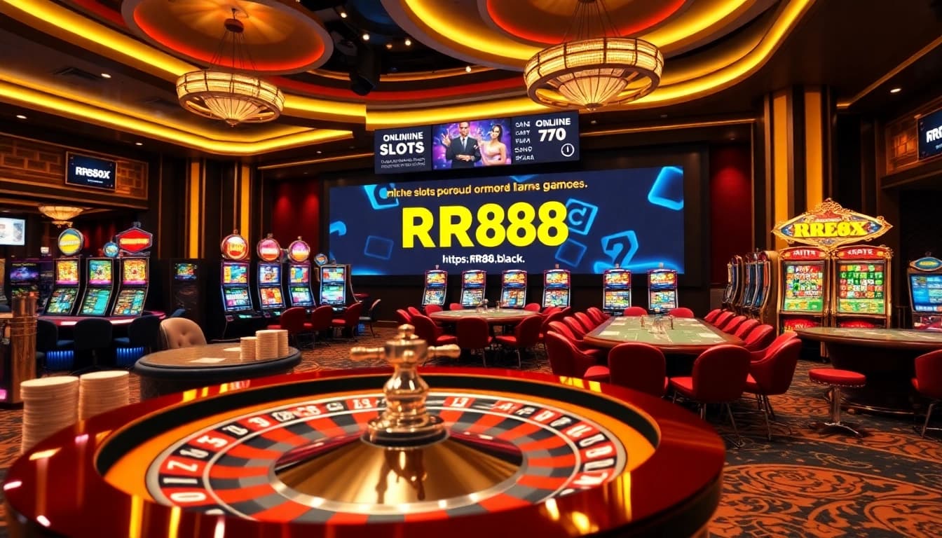 Experience thrilling gameplay at https://rr88.black/ with exciting poker tables and slot machines.