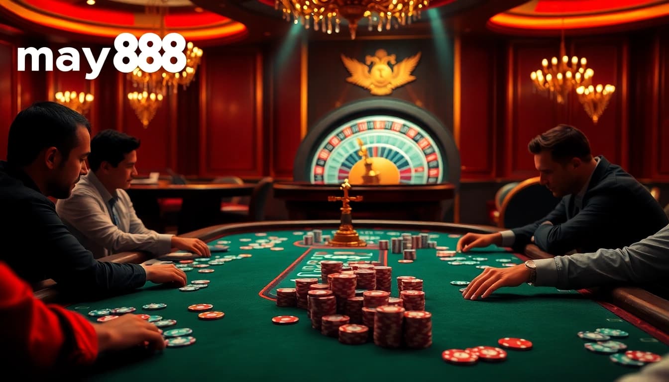 Experience the thrill of online poker at may88 with vibrant visuals and engaging gameplay.