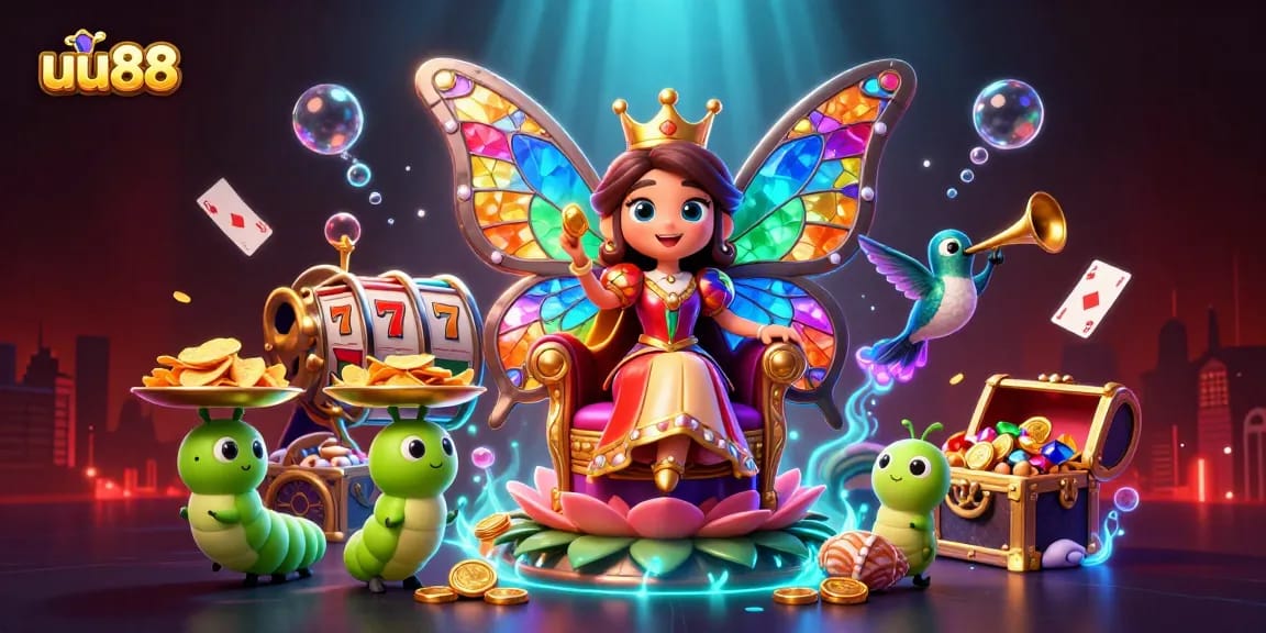 Experience exciting gameplay at uu88 with colorful characters and dynamic casino elements.