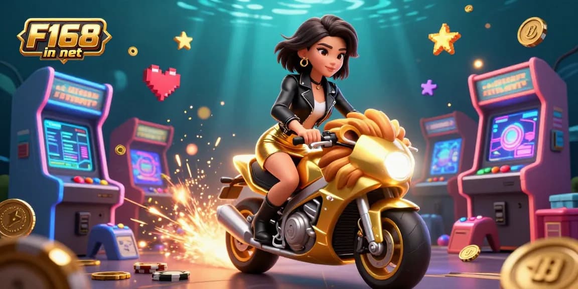 Engage in thrilling slots at F168 in net, featuring a glamorous scene with dynamic gaming elements and rich visuals.