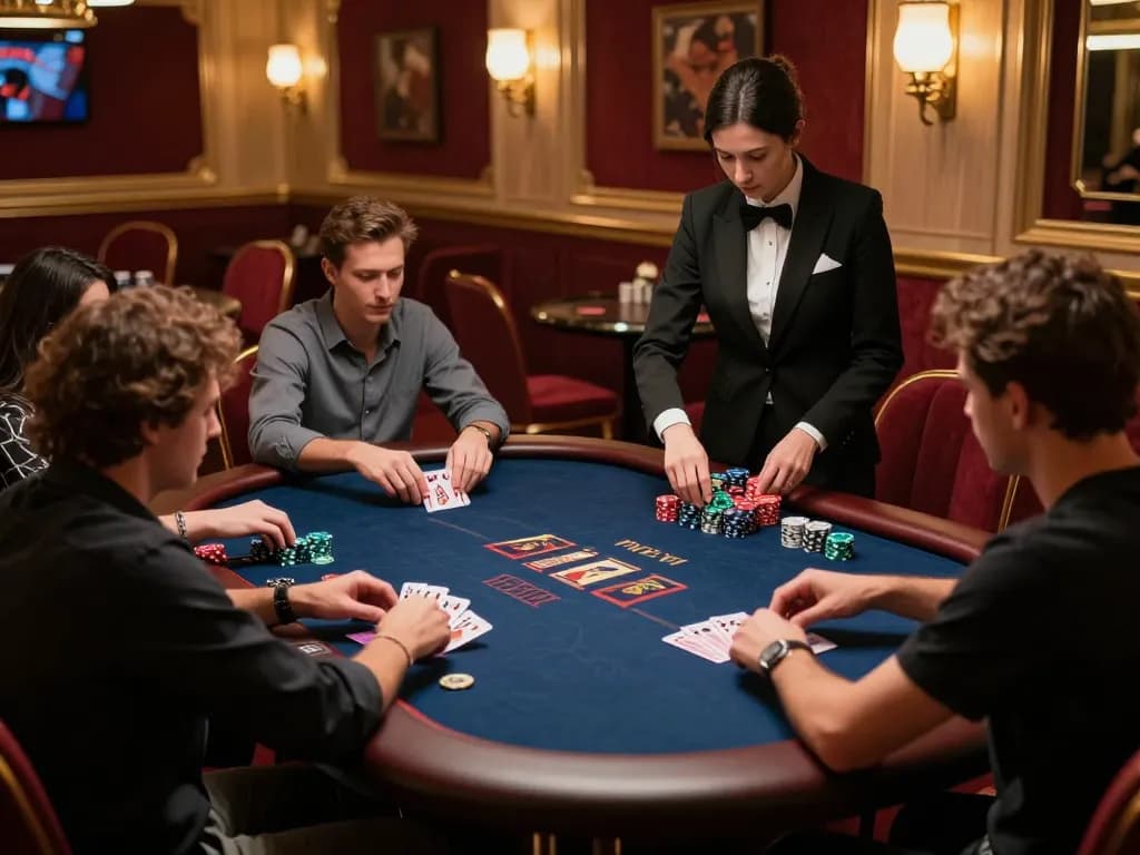 Experience high-stakes poker action at God55's luxurious VIP tables.
