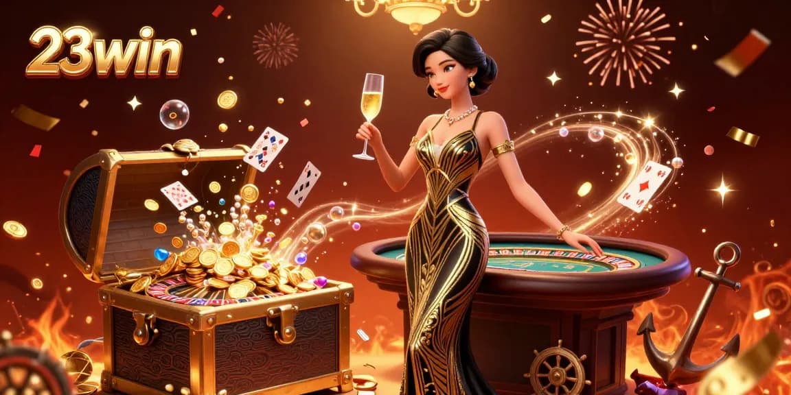 Experience vibrant gameplay at 23win with elegant casino ambiance and dynamic game elements.
