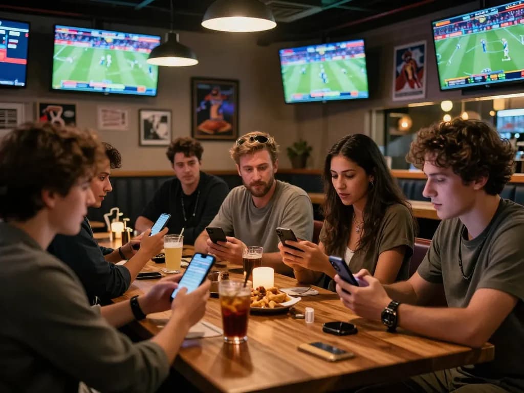Place your bets at Fly88 nhà cái in an exciting sports bar atmosphere filled with cheering friends.