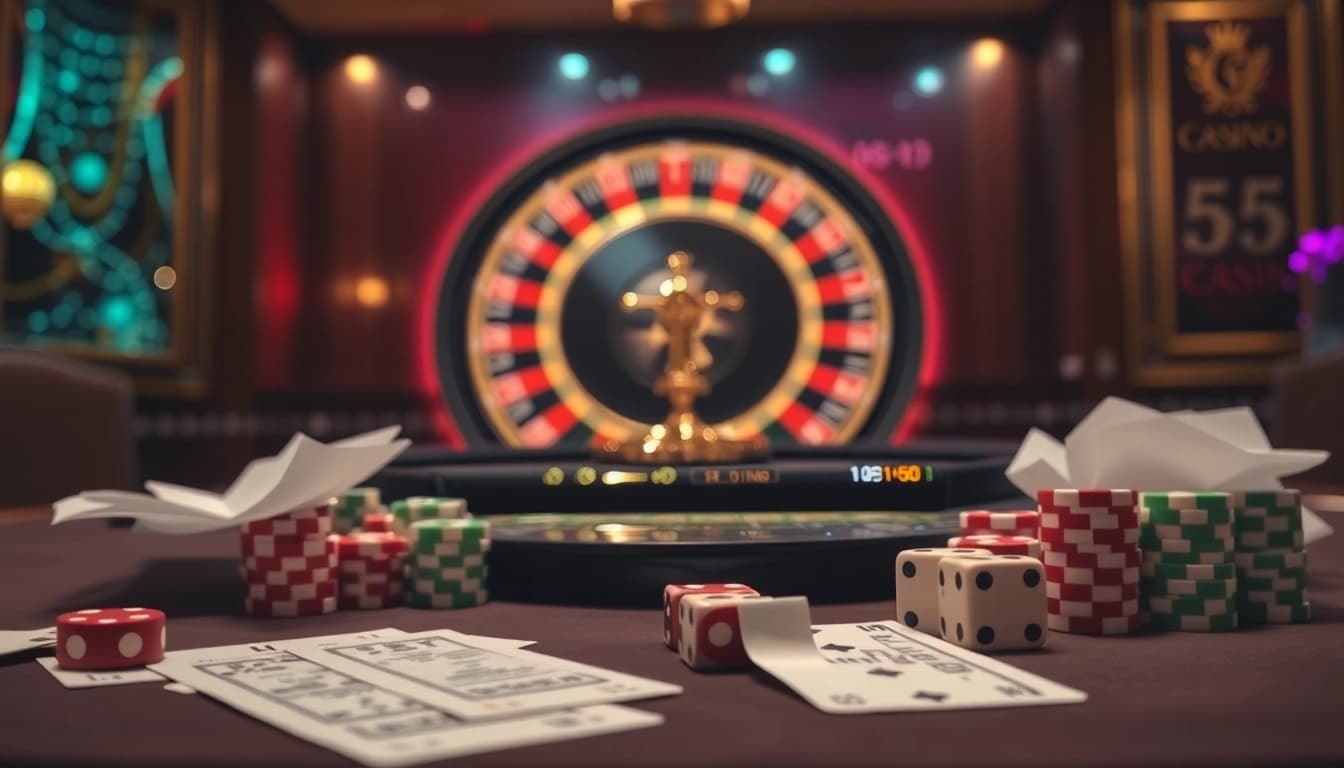Engaging scene showcasing keo nha cai betting slips and immersive casino atmosphere.