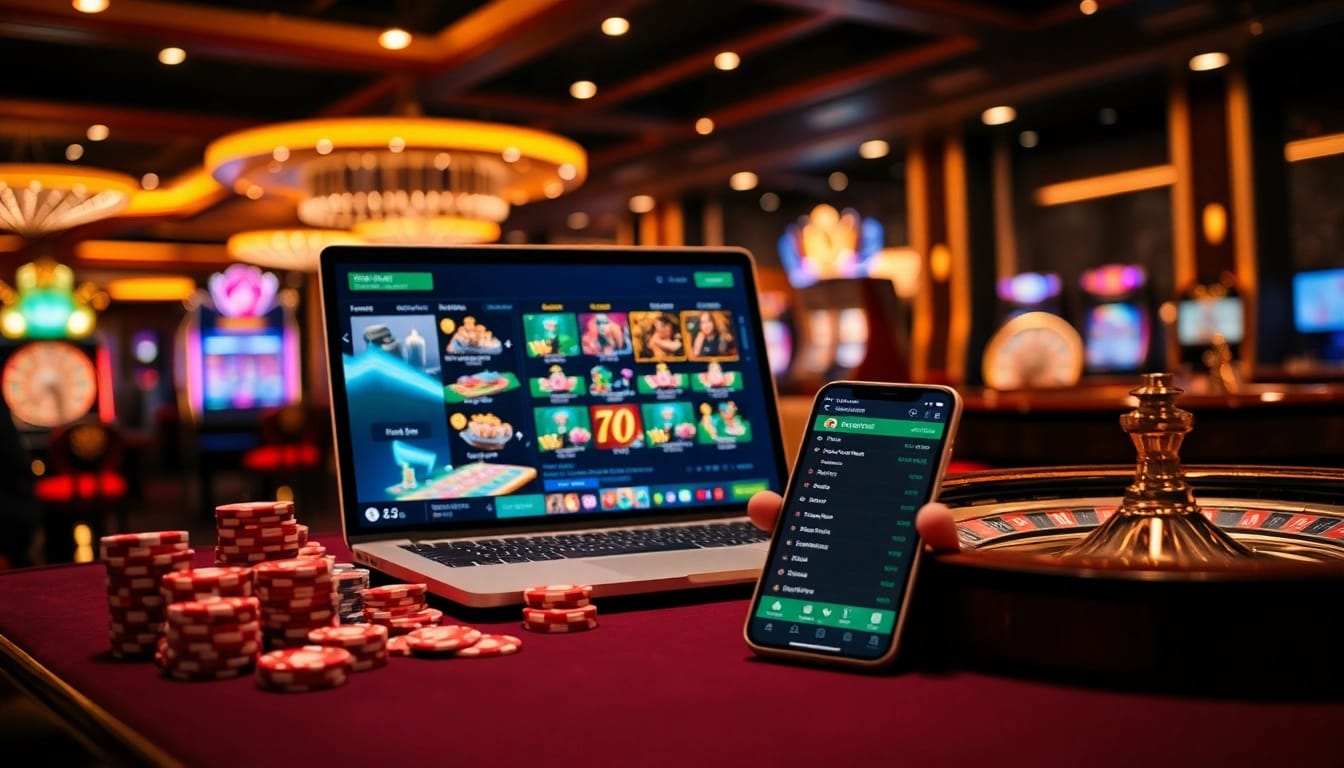 Experience the excitement of online gambling at https://kuwinblog.com/ with vibrant casino visuals.