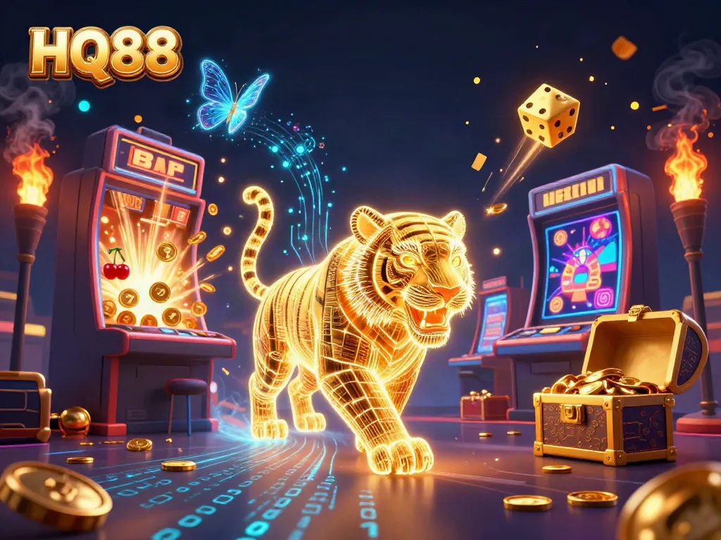 Experience thrilling gameplay at HQ88 with our vibrant casino universe and energetic characters.