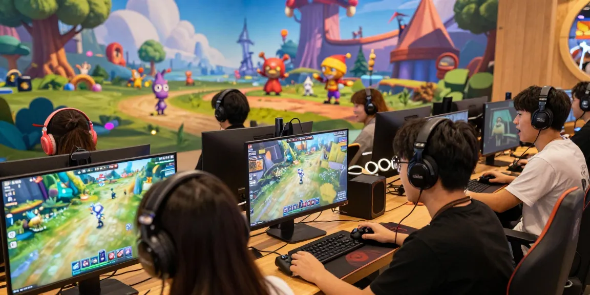 Engaging scene of players immersed in ecchi games online, showcasing avatars in vibrant fantasy settings with interactive elements.