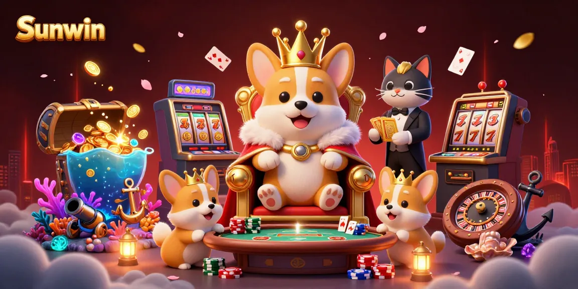Experience thrilling wins at Sunwin Casino with an exciting game scene full of poker elements.