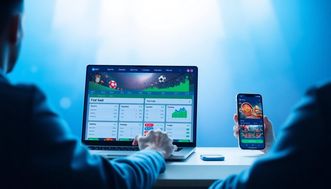 OKATM online betting platform showcasing user-friendly interface and diverse gaming options.