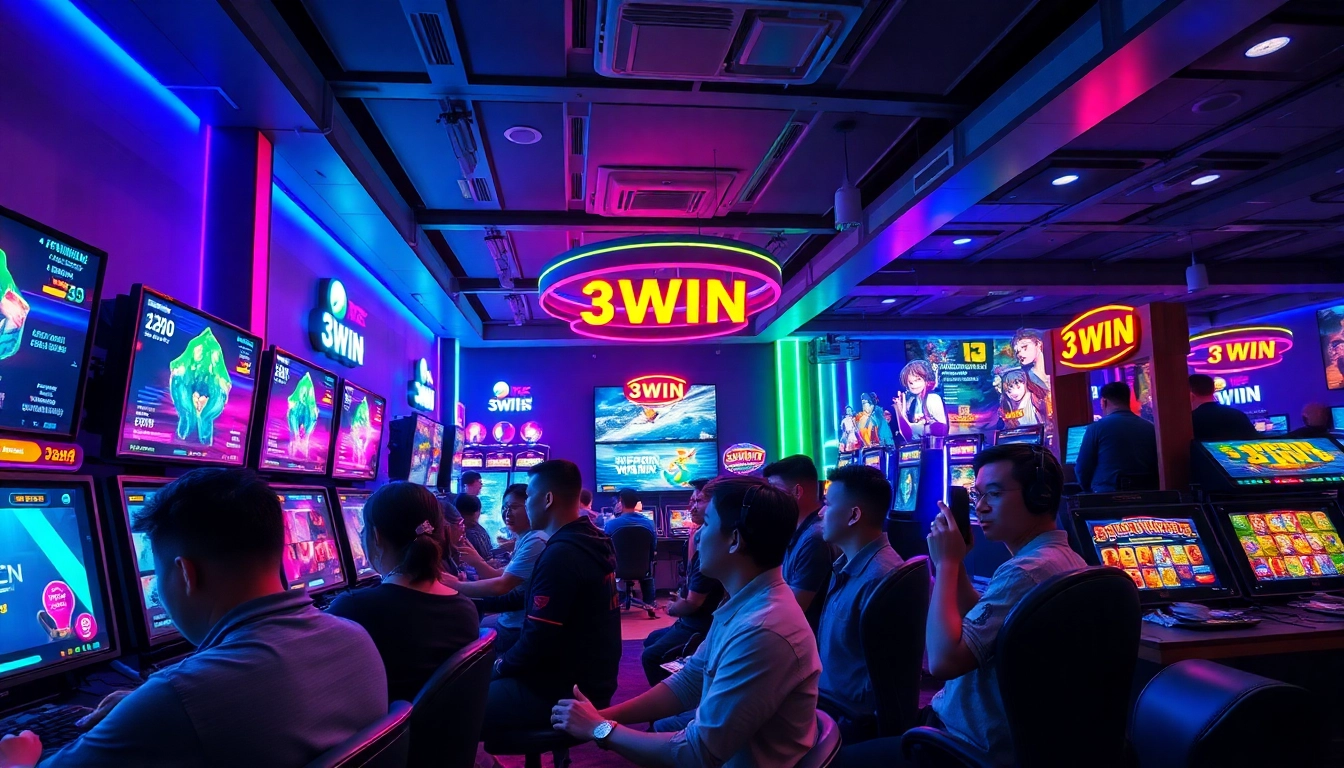 Exciting gaming environment at 3WIN showcasing players engaging in vibrant games.