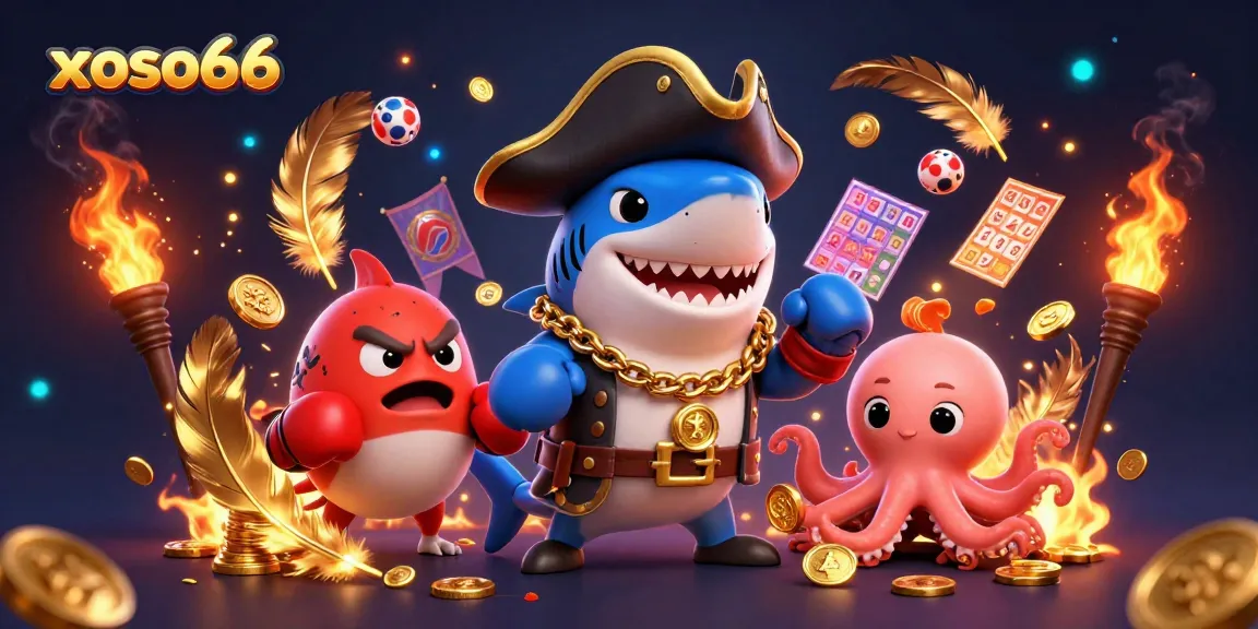 Engage with xoso66 in an exciting lottery atmosphere featuring dynamic characters and colorful elements.
