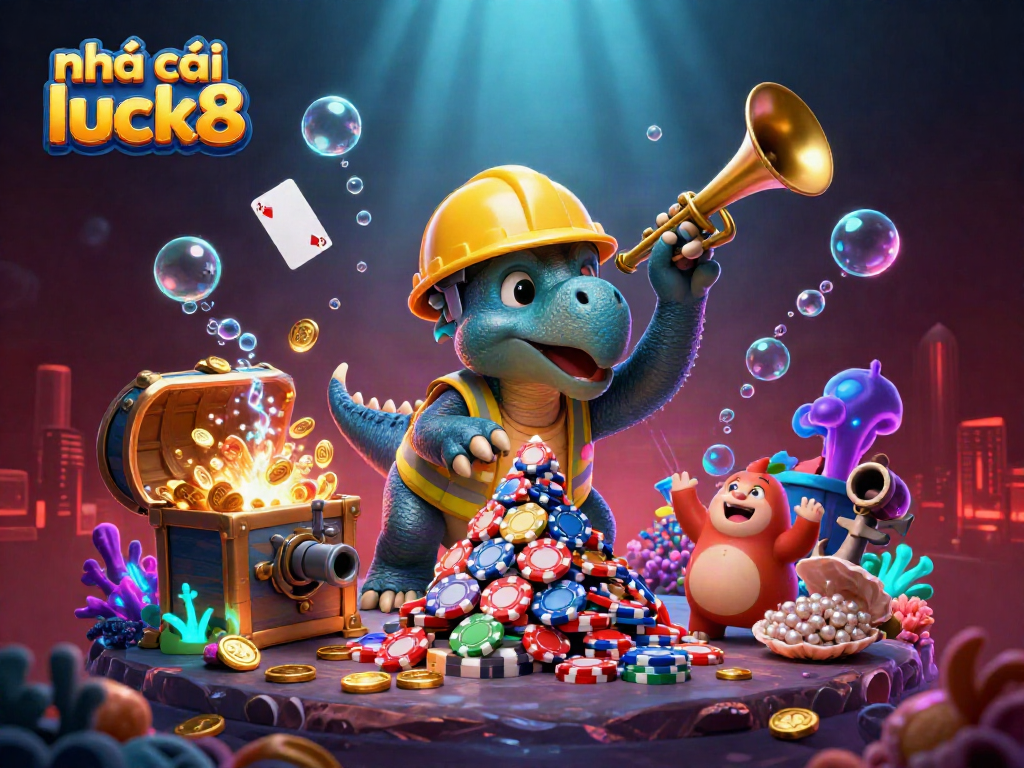 Experience thrilling moments at nhà cái luck8 with a lively gaming atmosphere featuring vibrant characters and action.