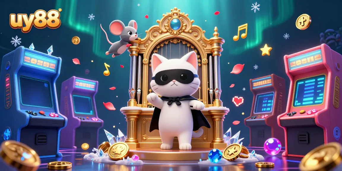 Experience the excitement of uy88 with animated casino characters and vibrant gaming elements.