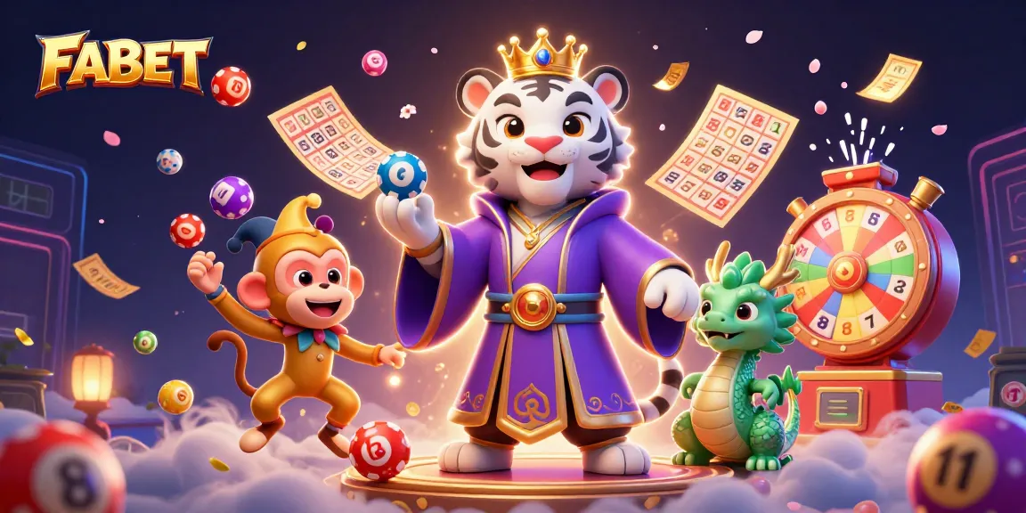 Engage with FABET's dynamic casino experience featuring beautiful characters and vibrant game elements.