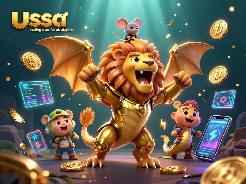 Engage in thrilling action at usa betting sites for uk players featuring vibrant 3D casino creatures and crypto elements.