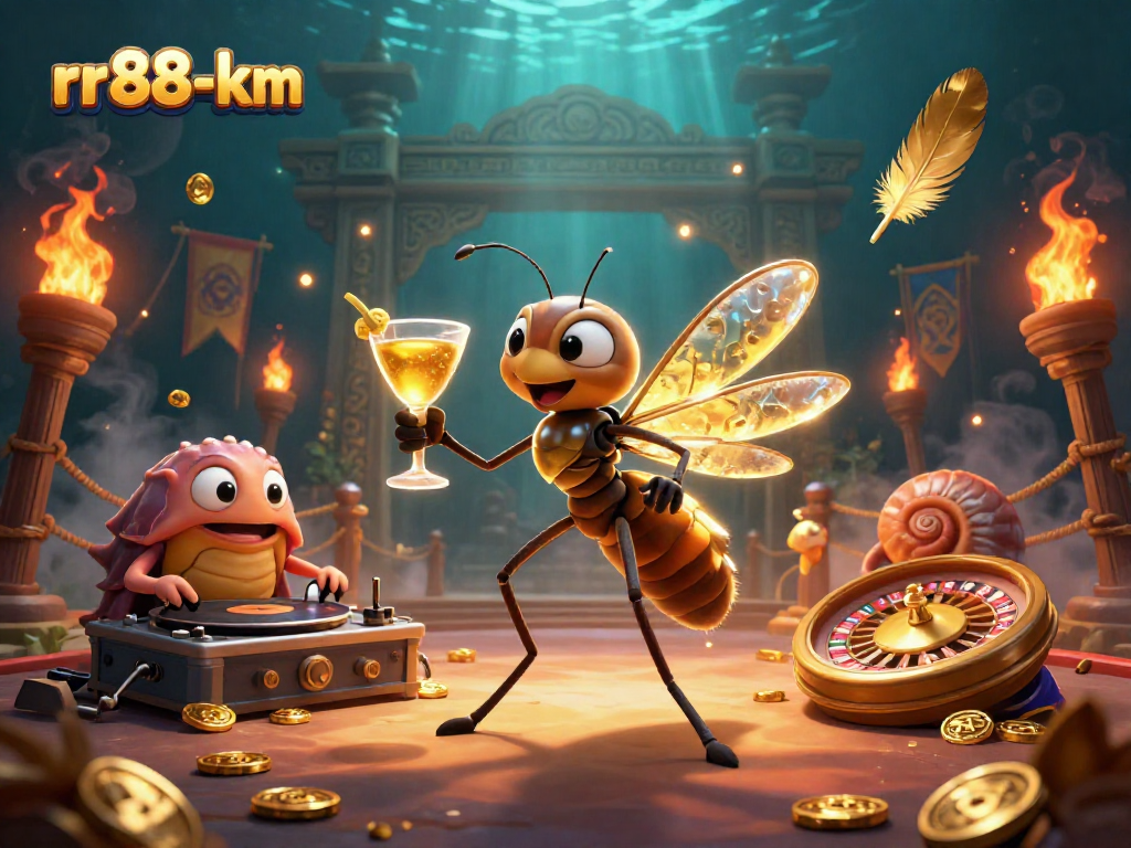 Engage in thrilling moments at rr88-km with vibrant casino characters and dynamic elements.