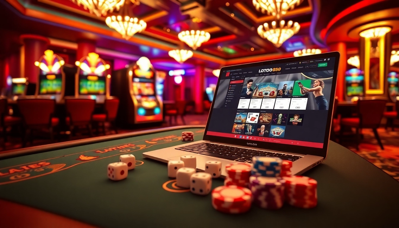 Experience the excitement of gaming at loto188.gb.net with vibrant casino visuals and thrilling action.