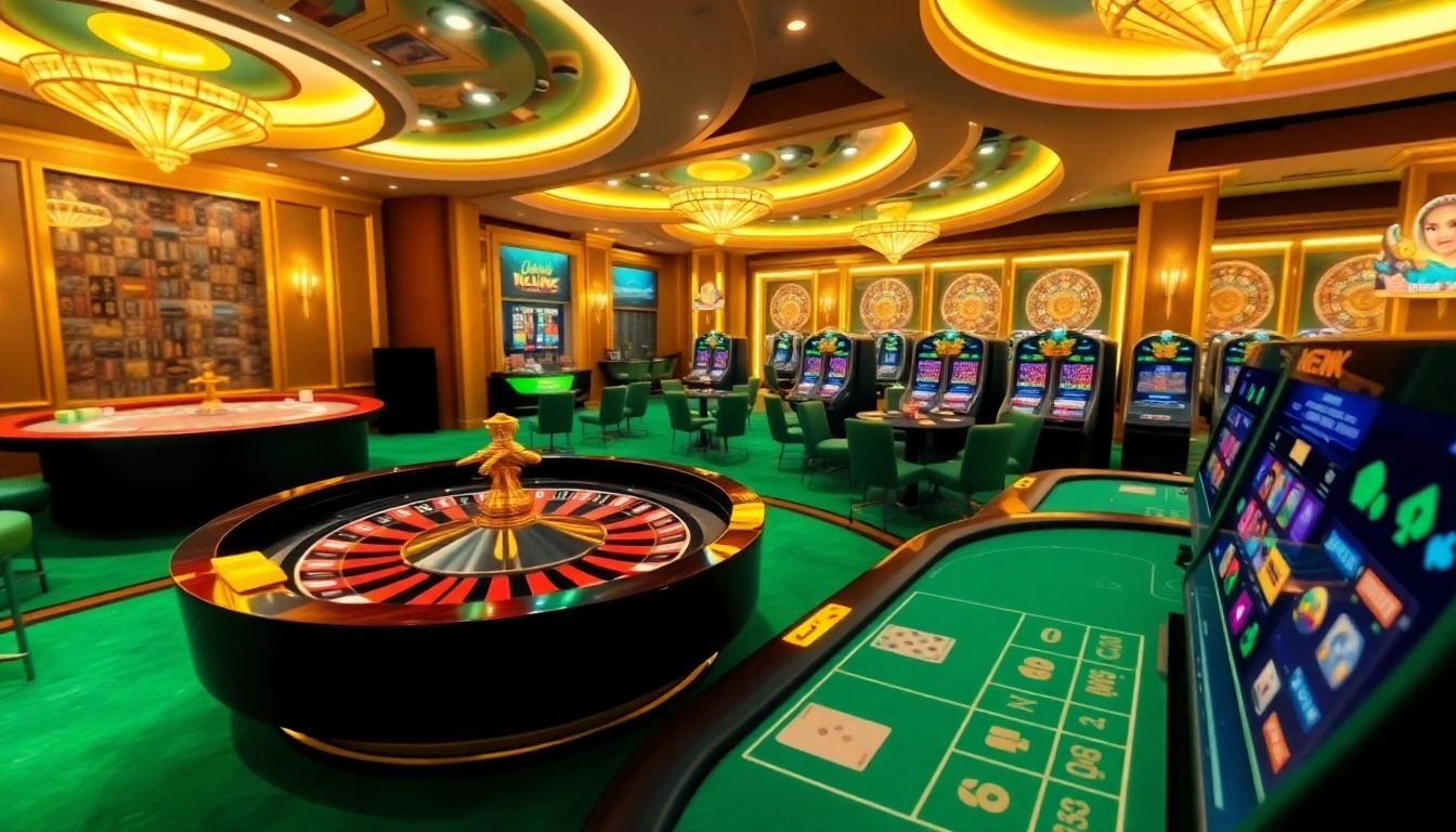 Experience the thrill of online gaming with the vibrant atmosphere at http://bong88.review/, featuring roulette and slot machines.