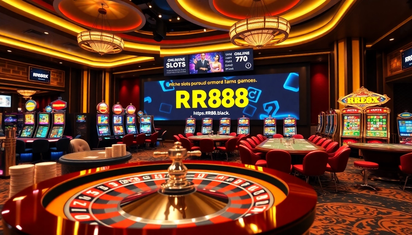 Experience thrilling gameplay at https://rr88.black/ with exciting poker tables and slot machines.