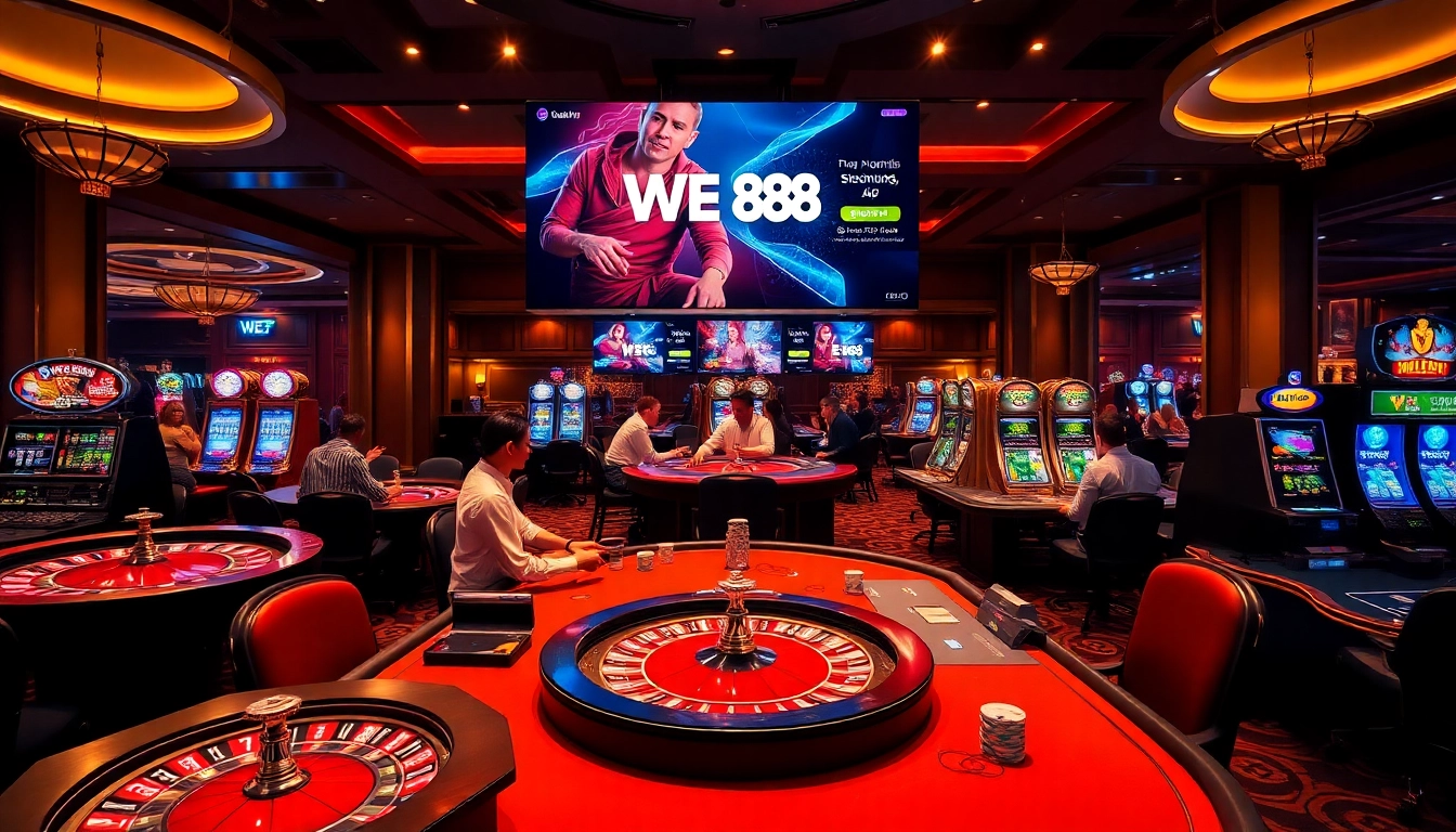 Engage in the excitement of WE 88 with dynamic casino games and thrilling betting experiences.